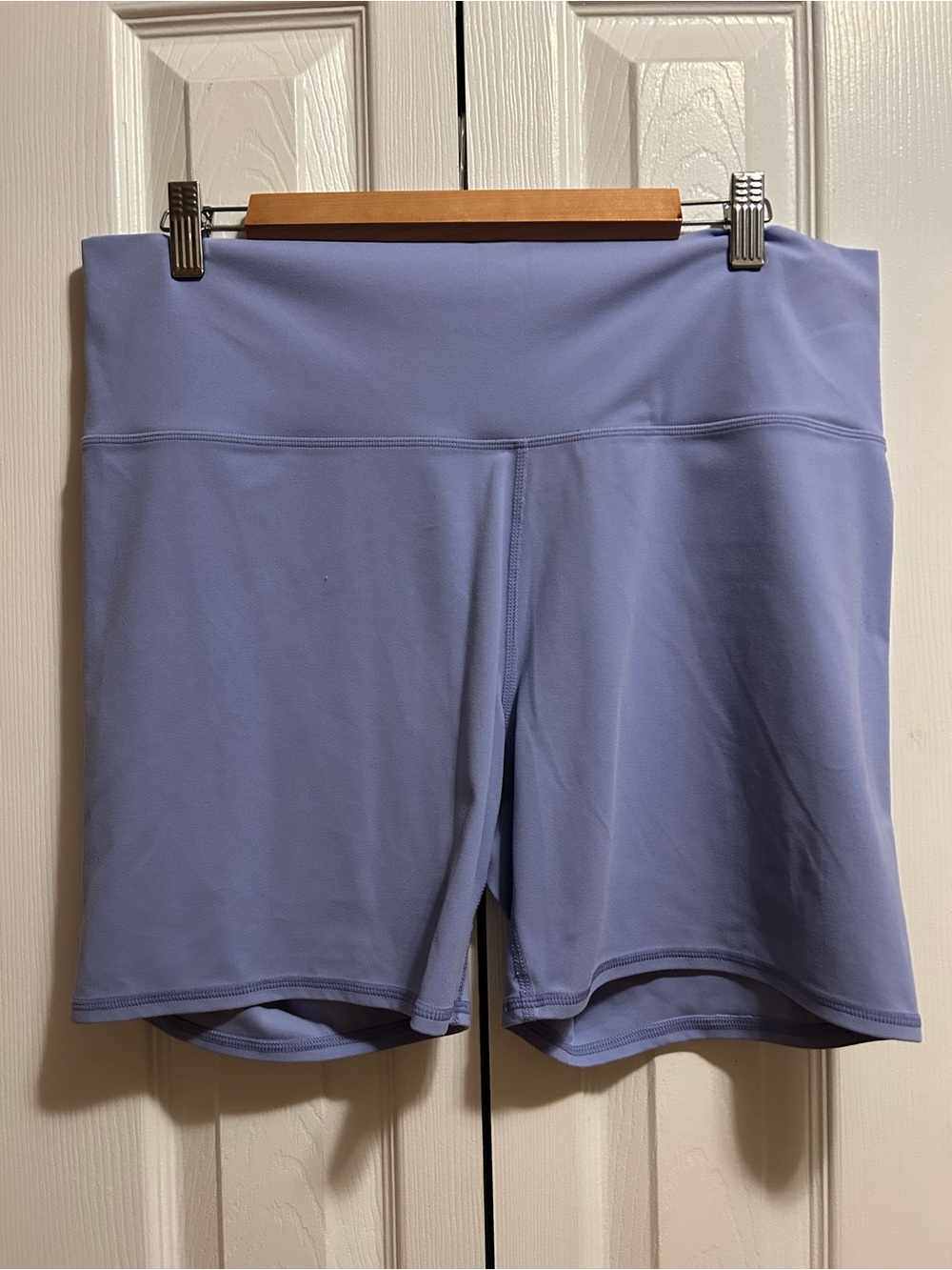 Avia Lavender High-Waist Bike Shorts